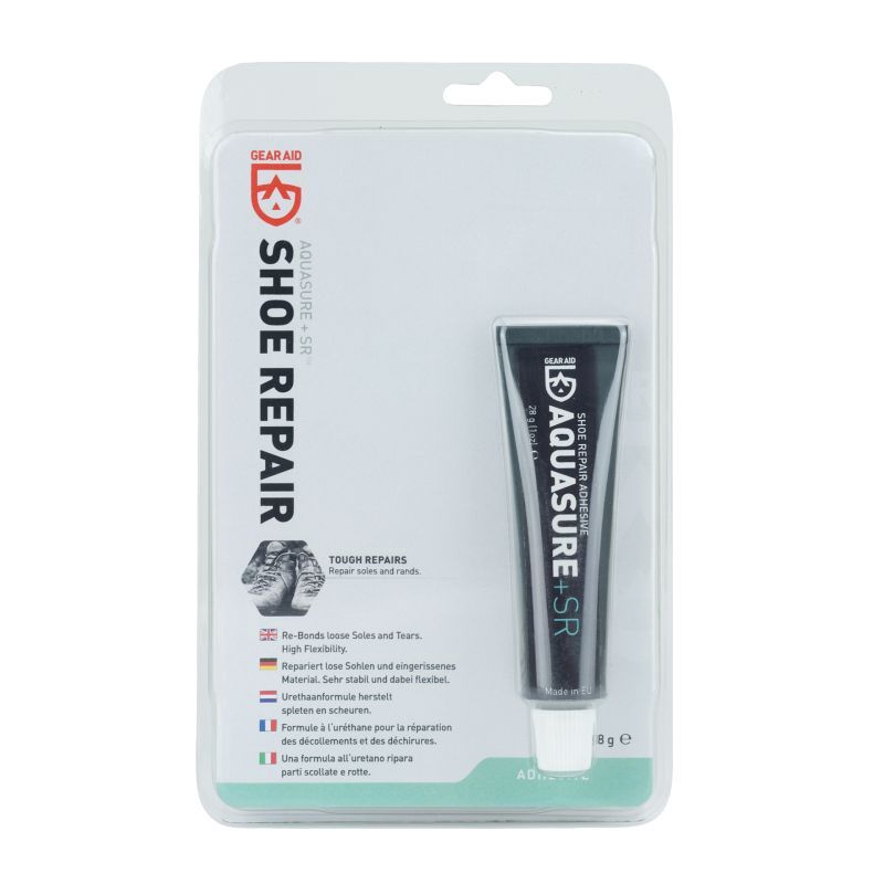 GearAid - Aquasure +SR - 28 g - Universal shoe repair substance for the reconstruction and repair of worn down soles