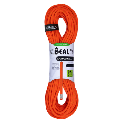 Beal - Karma 9,8 mm - Solid Orange - Climbing Rope