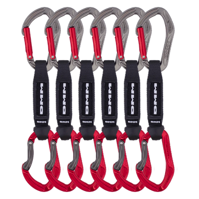 DMM - Alpha Sport 6 x 12 cm - Titanium/Red - Quickdraw Pack