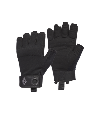 Black Diamond - Crag Half-Finger Gloves - Black - Climbing Gloves