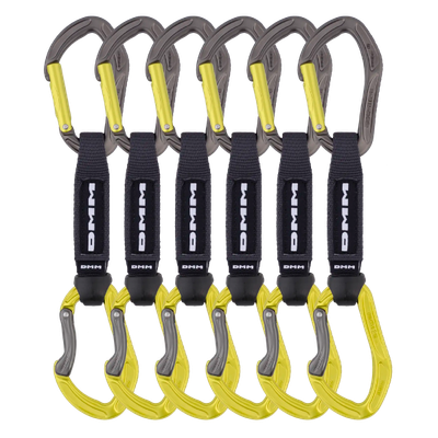 DMM - Alpha Sport 6 x 12 cm - Titanium/Lime - Quickdraw Pack