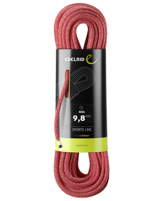 Edelrid - Boa 9,8 mm - Red - Climbing Rope