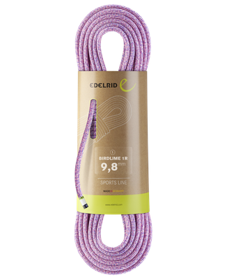Edelrid - Birdlime 1R 9,8 mm - Pink/Royal - Climbing Rope