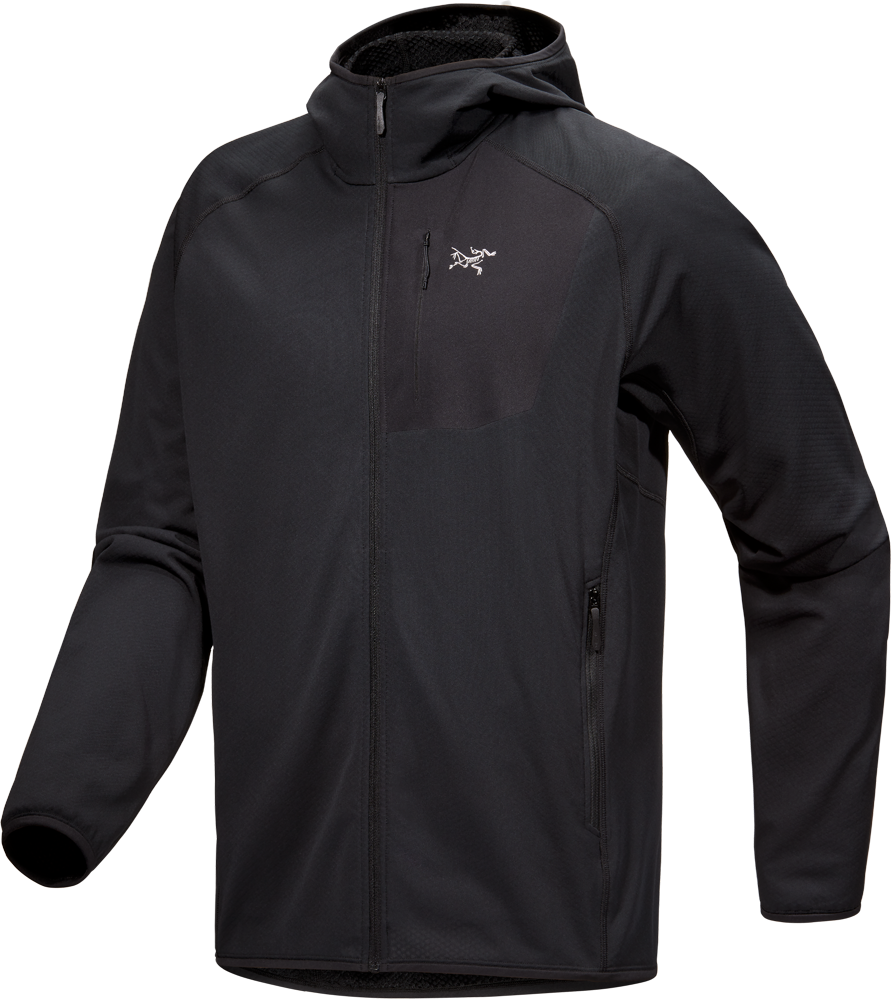 Arc'teryx - Delta Hoody M - Black - Men's Midlayer Fleece Jacket