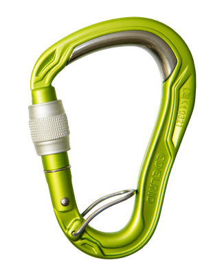 Edelrid - HMS Bulletproof Screw FG - Oasis - Directional Climbing Carabiner with Steel Insert