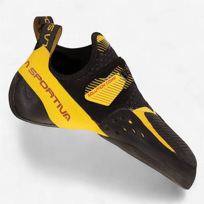 La Sportiva - Solution Comp - Black/Yellow - Climbing Shoes