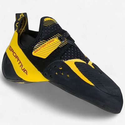La Sportiva - Solution Comp - Black/Yellow - Climbing Shoes