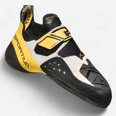 La Sportiva - Solution - White /Yellow - Climbing Shoes