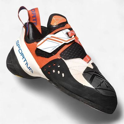 La Sportiva - Solution Woman - White/Lily Orange - Climbing Shoes