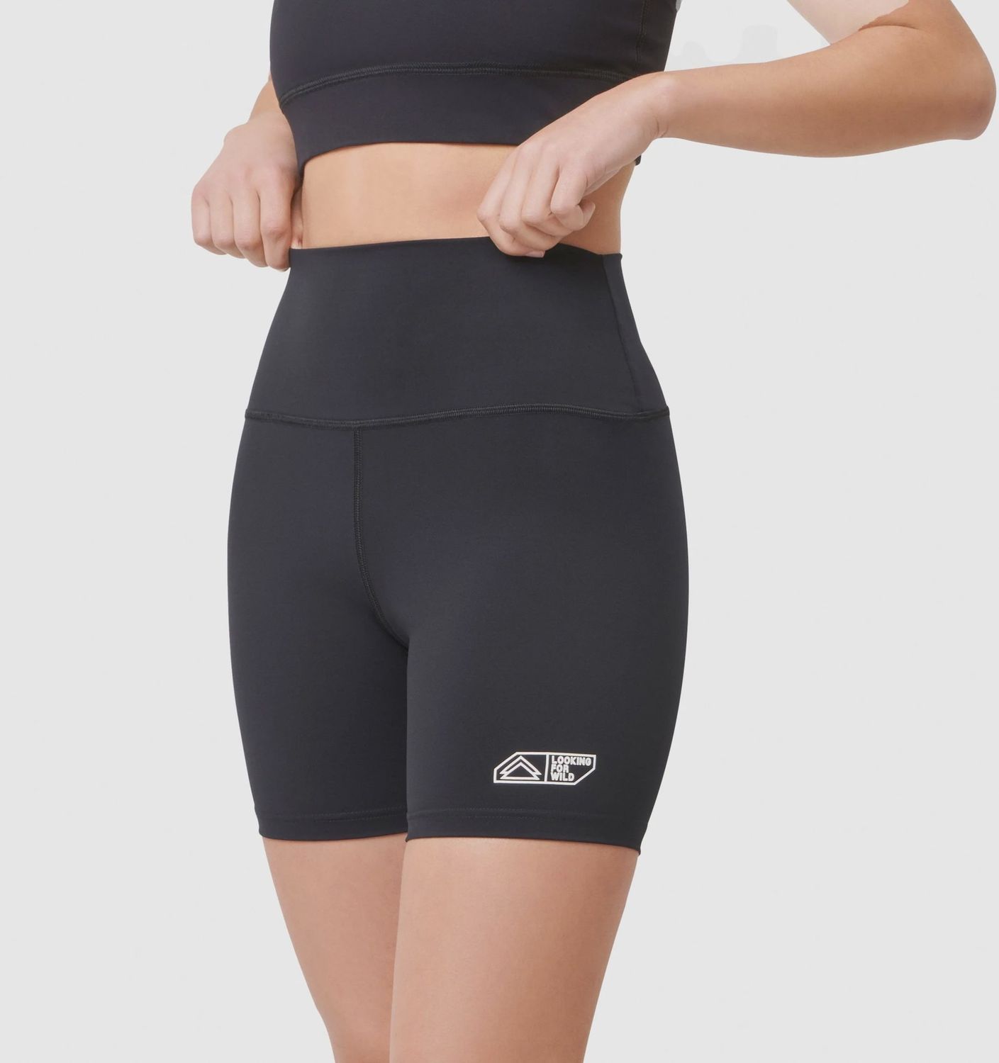 Looking For Wild - Short Legging - Black Mat - Women's Shorts, Size: XS