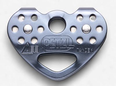 Petzl - Tandem Speed - Double Pulley with Stainless Steel Sheaves and Ball Bearings