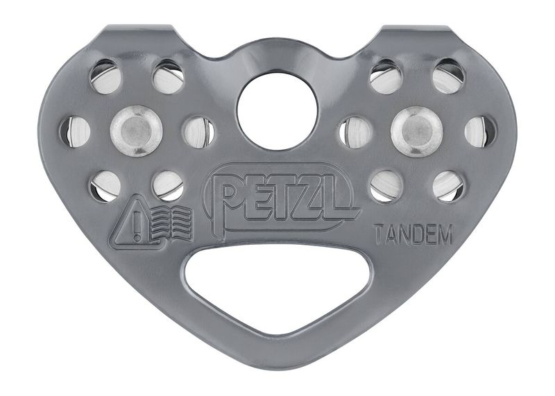 Petzl - Tandem Speed - Double Pulley with Stainless Steel Sheaves and Ball Bearings
