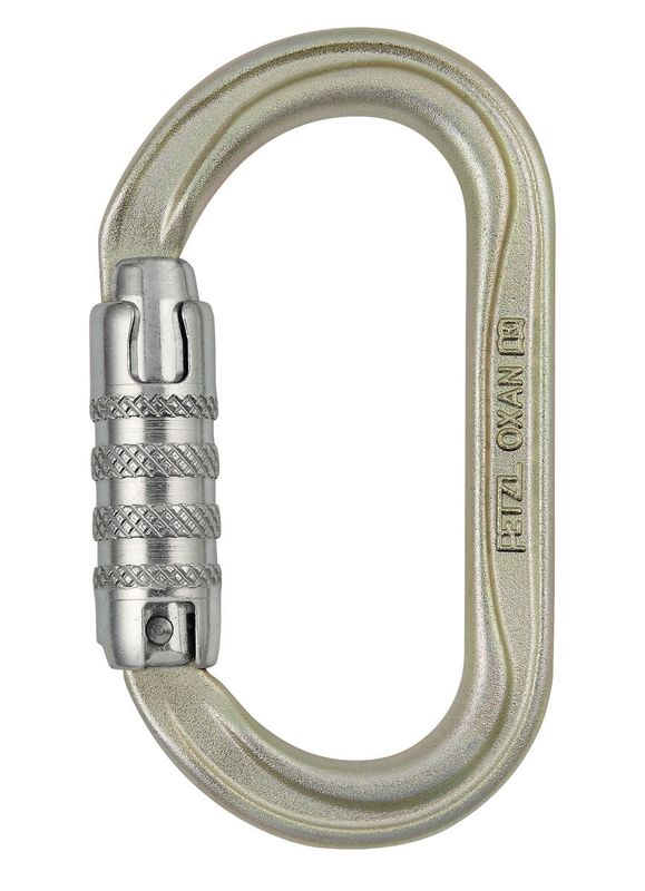 Petzl - Oxan - Gold - Steel Carabiner