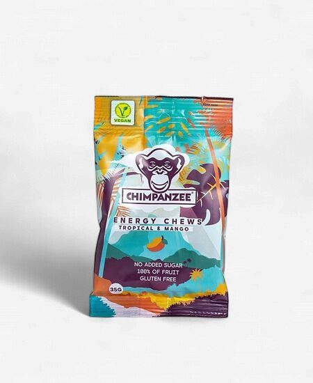 Chimpanzee - Energy Chews - Tropical &amp; Mango - 35 g