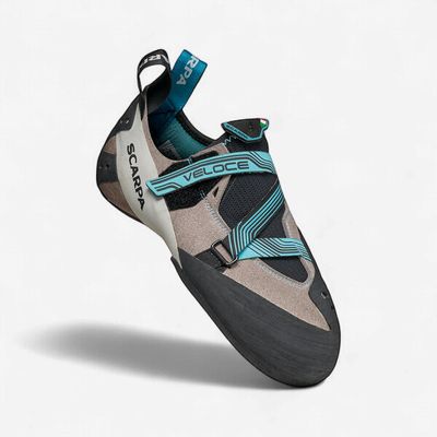 Scarpa - Veloce Wmn - Light Gray/Maledive - Climbing Shoes