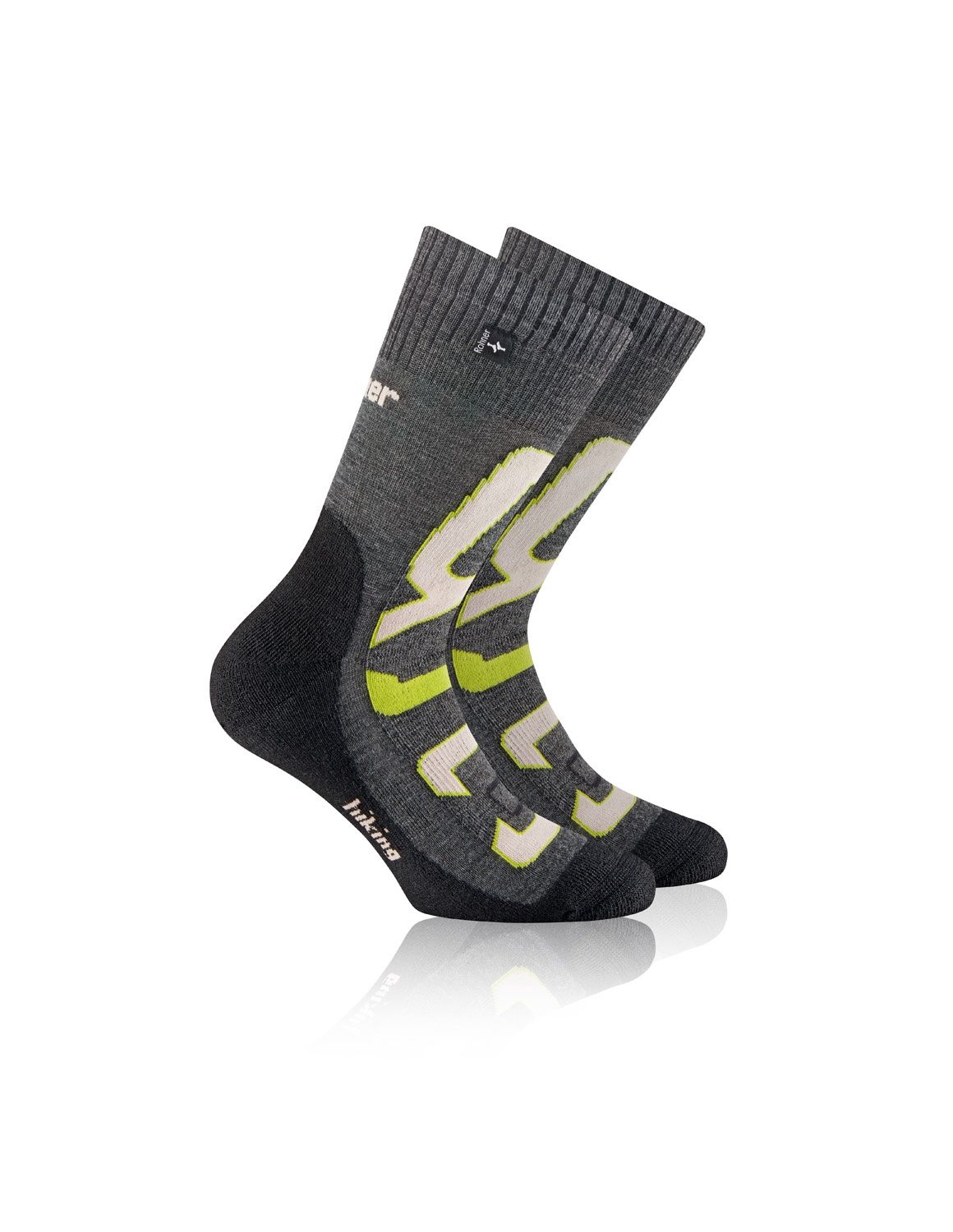 Rohner - Hiking - Black - Socks, Size: EU 36-38