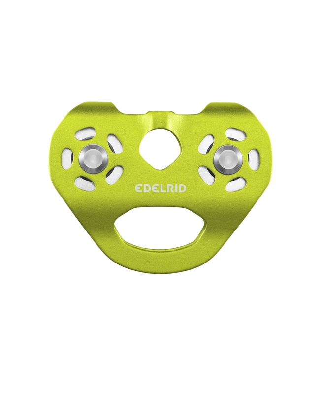 Edelrid - Warp - Double Pulley with Stainless Steel Sheaves and Ball Bearings