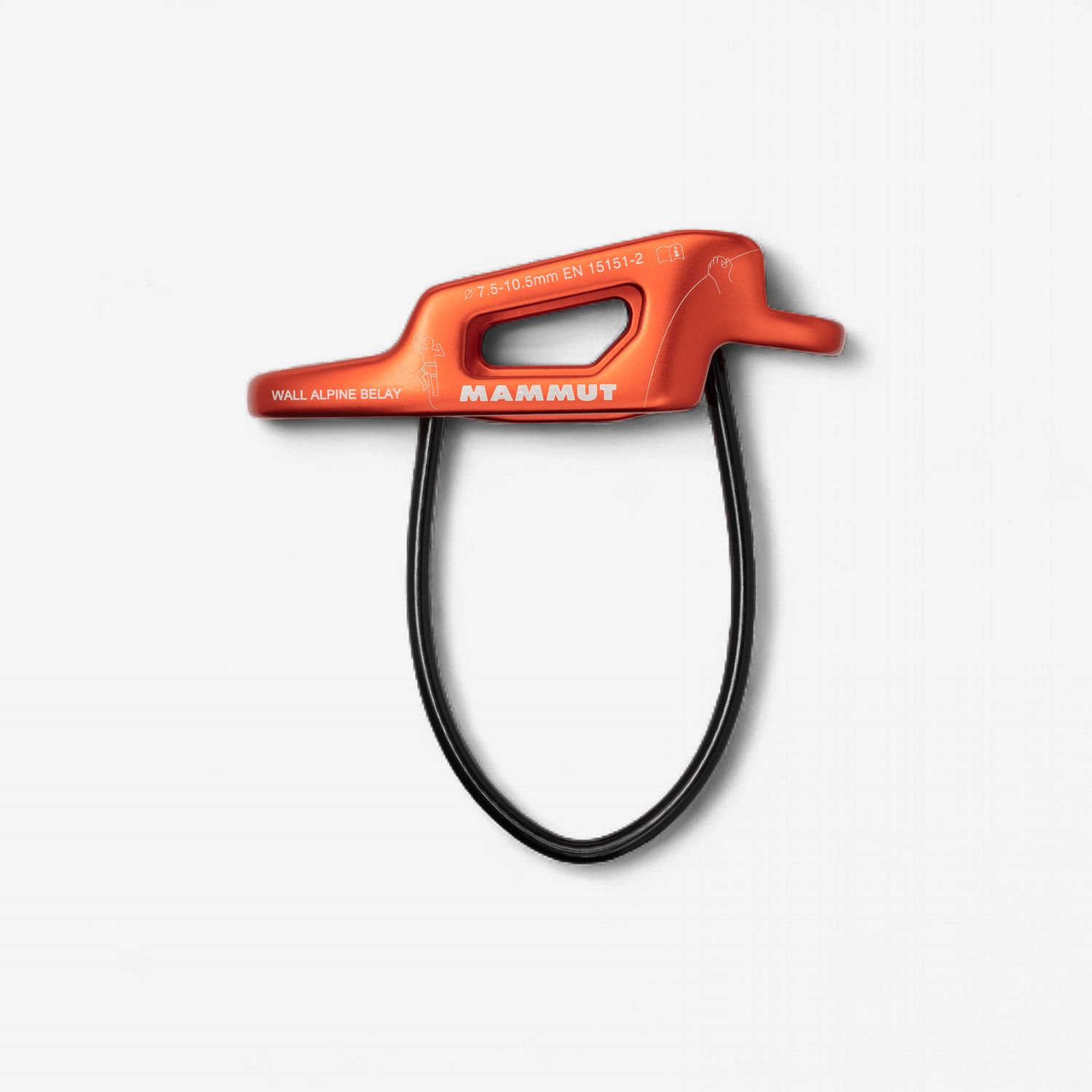 Mammut - Wall Alpine Belay - Orange - Belay Device