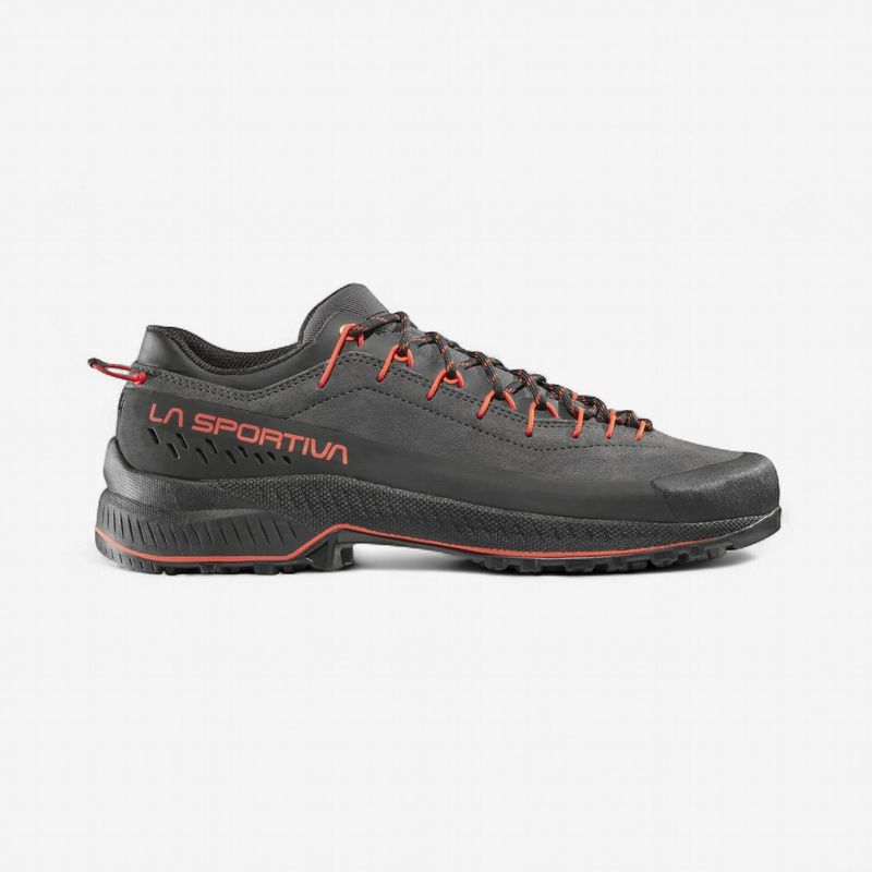 La Sportiva - TX4 Evo - Carbon/Cherry Tomato - Men's Approach Shoes
