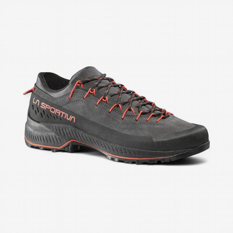La Sportiva - TX4 Evo - Carbon/Cherry Tomato - Men's Approach Shoes
