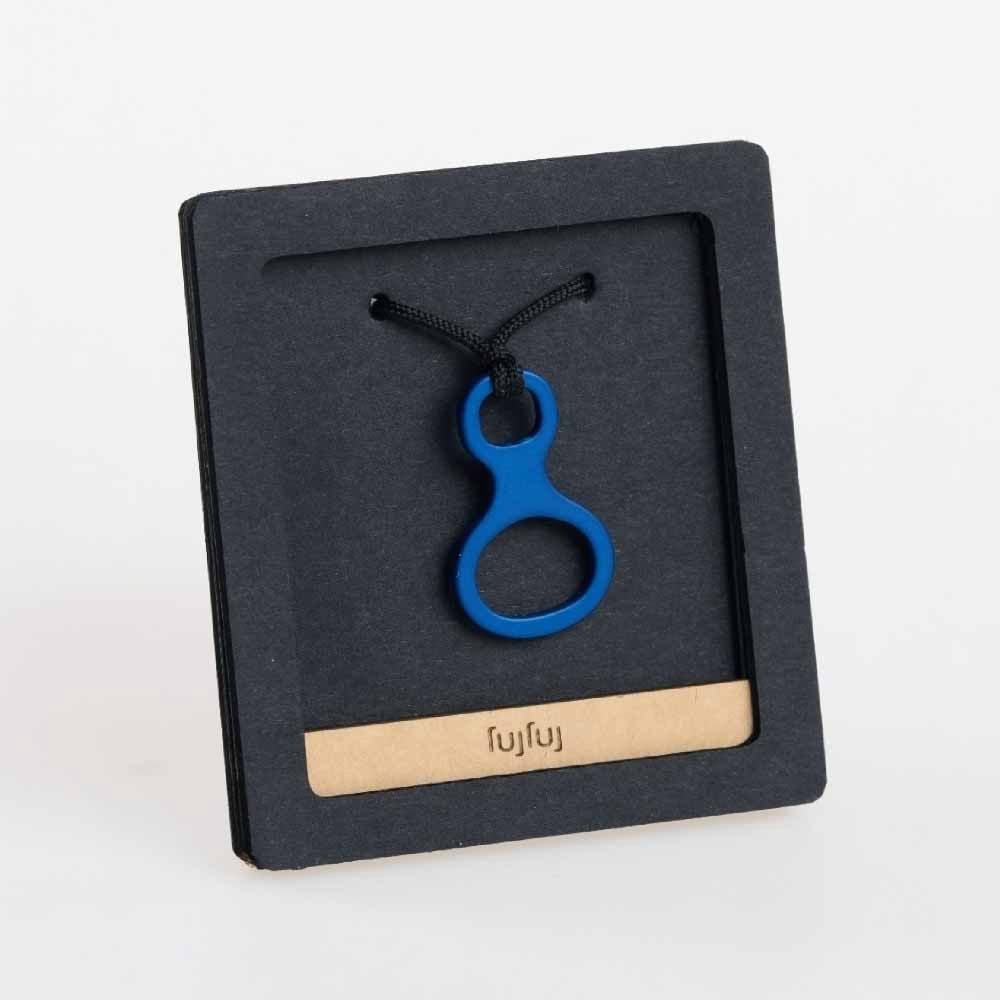 Fujfuj - Figure 8 Necklace, Colour: Blue