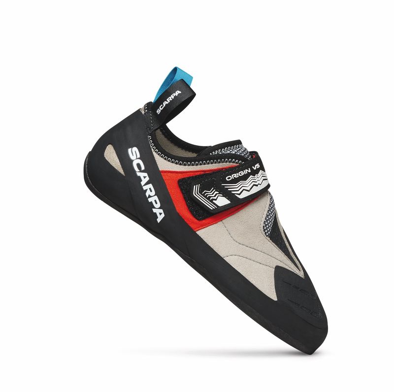 Scarpa - Origin VS - Light Gray/Red - Climbing Shoes