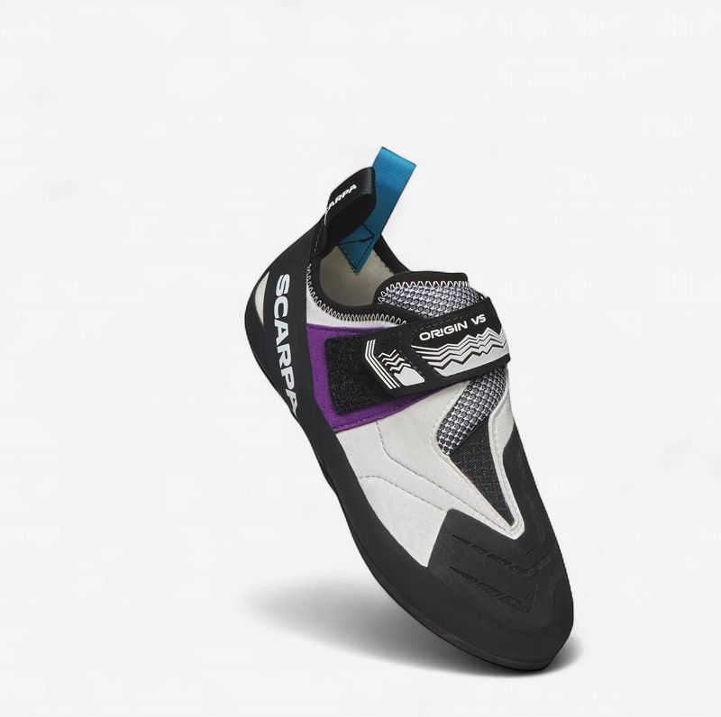 Scarpa - Origin VS LV - White/Purple - Climbing Shoes