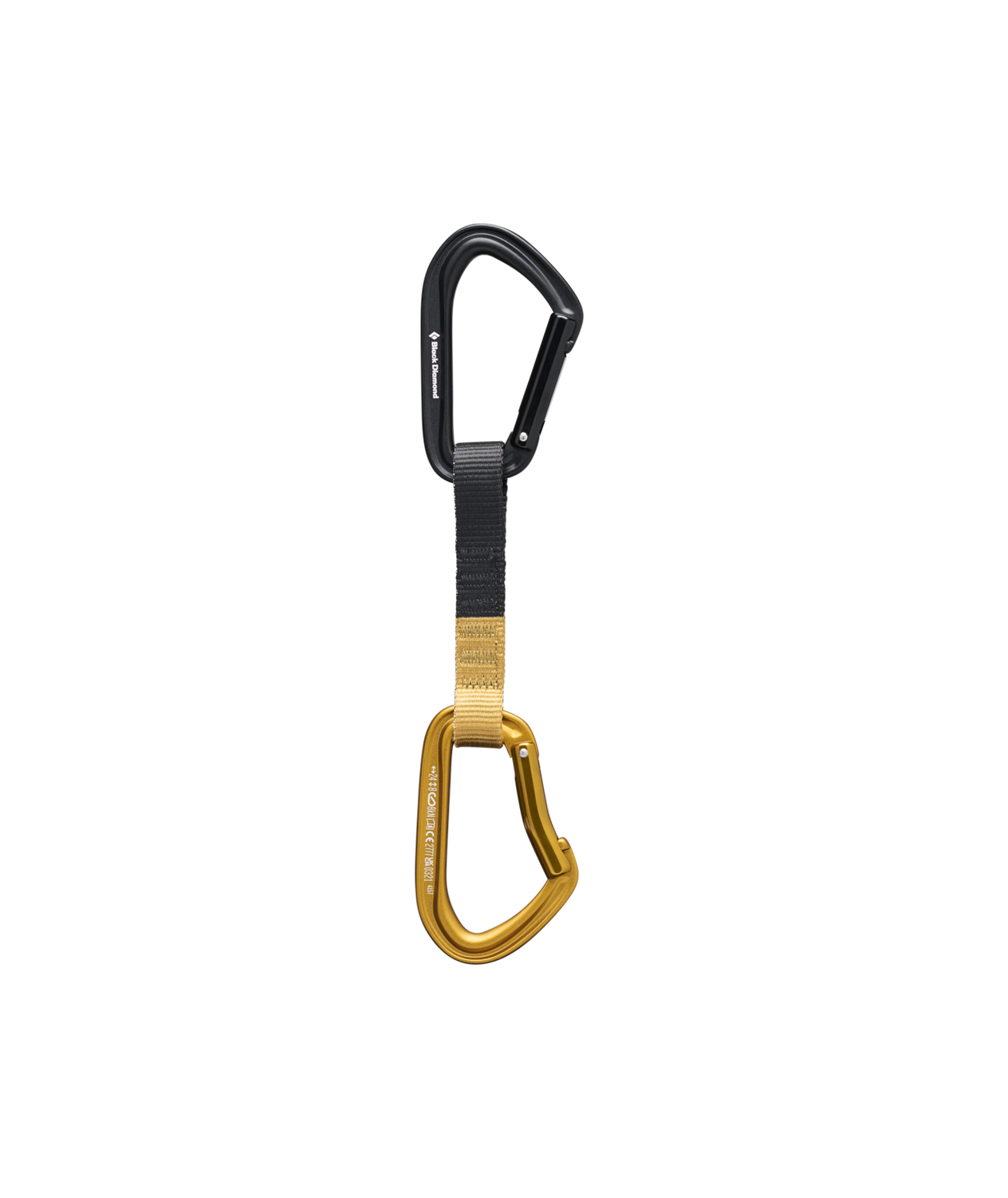 Black Diamond - Hotforge Quickdraw - Amber, Length: 12 cm