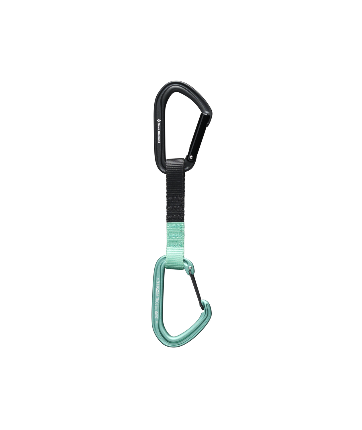 Black Diamond - Hotforge Hybrid Quickdraw - Clean Green, Length: 12 cm