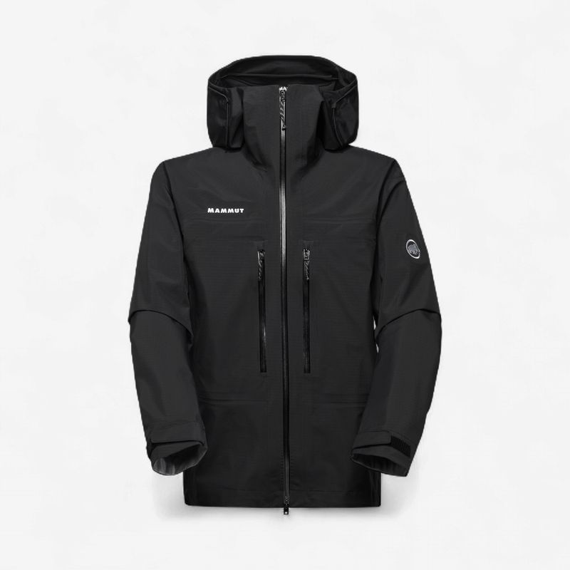 Mammut - Taiss HS Hooded Jacket Men - Black - Hardshell Jacket