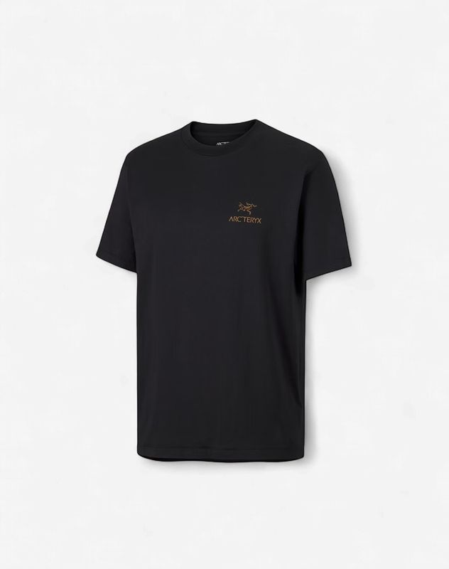 Arc'teryx - Kragg SL Cotton Bird Word SS M - 24K Black - Men's T-Shirt