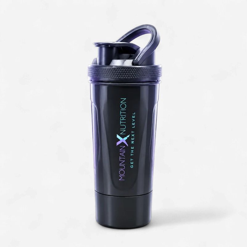 Mountain X Nutrition - Shaker with Powder Compartment – BPA-Free