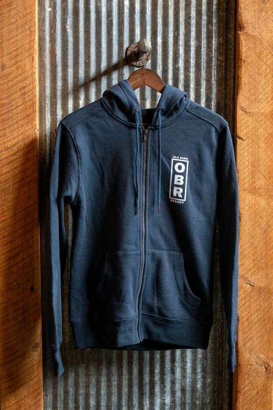 Vertical Crest Full Zip Hoodie