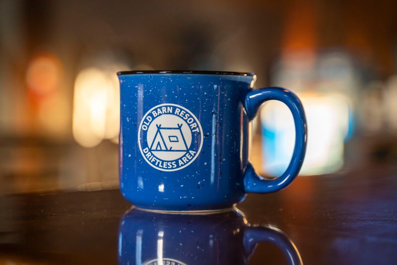 Blue Camp Mug