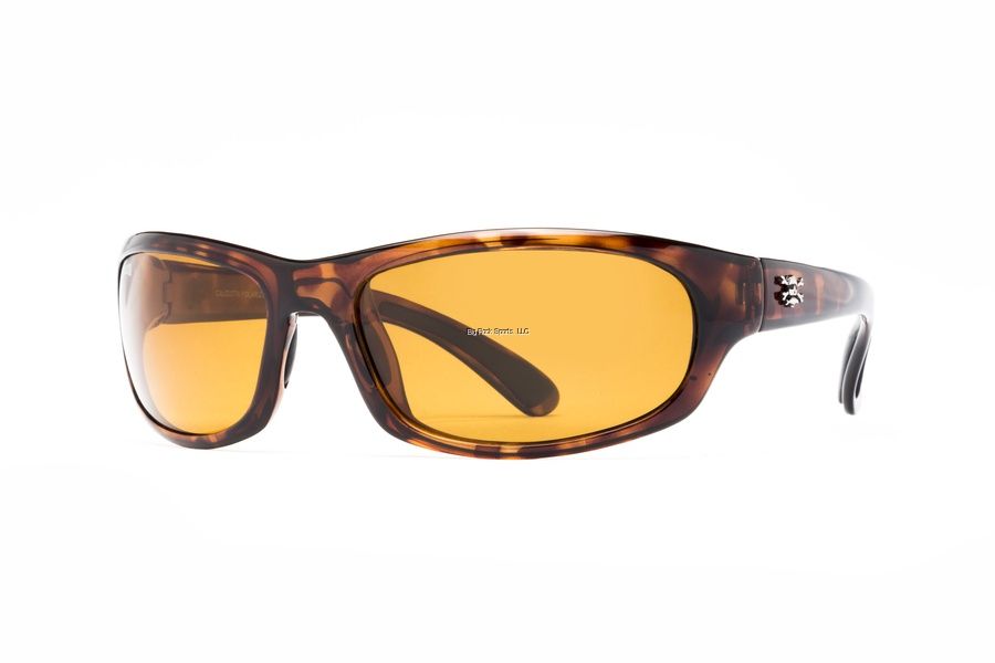 Calcutta Horseshoe Sunglasses Tortoise Frame With Amber Lens
