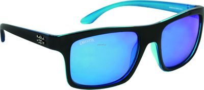 Calcutta Pamlico Sunglasses Black Frame With Blue Mirror Lens