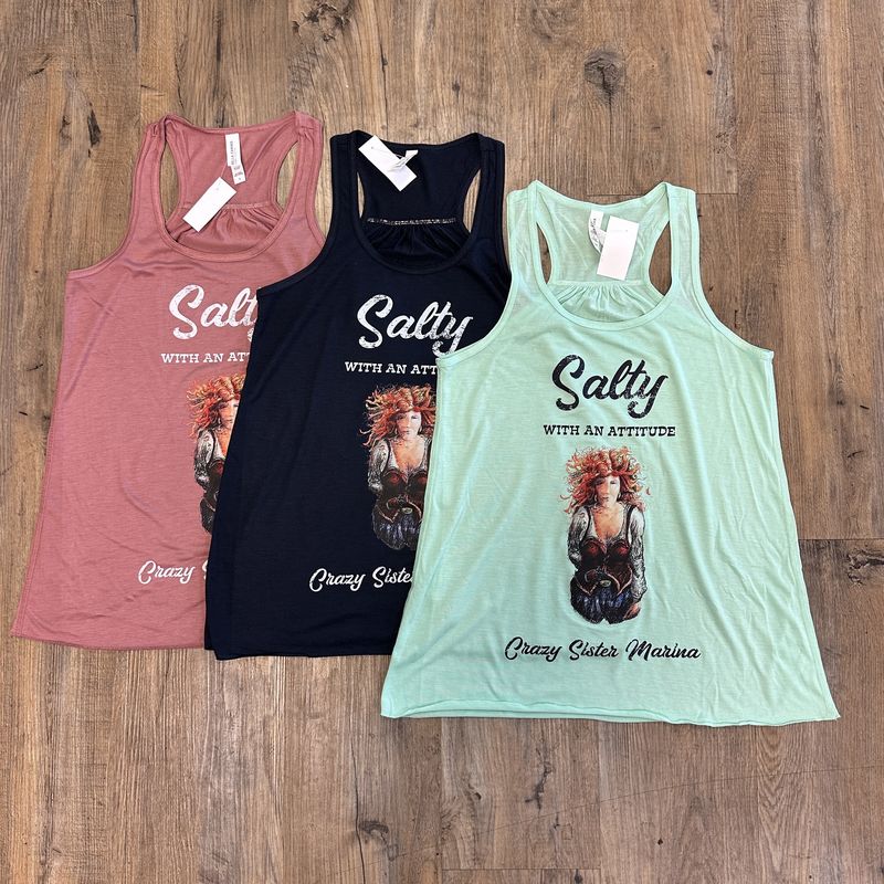 Crazy Sister Salty With An Attitude Tank