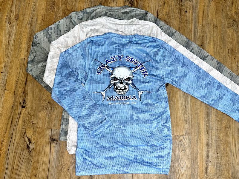 Camo Moisture Wicking UPF 50+ Long Sleeve Tee