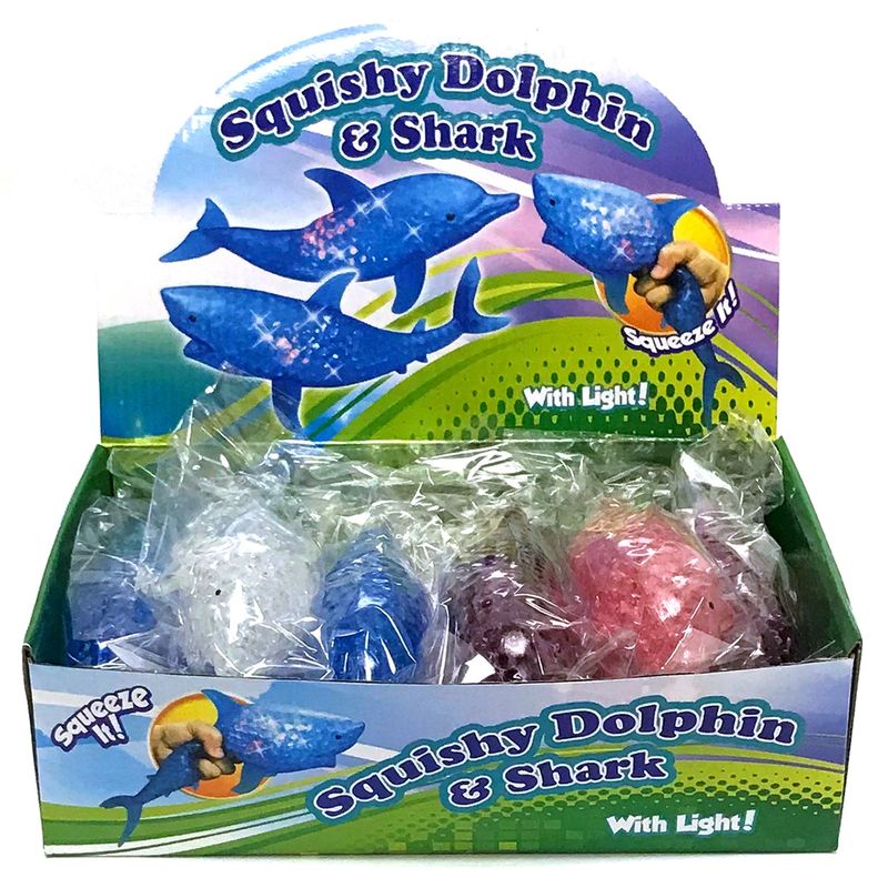 Light-Up Squishy Dolphin Toy