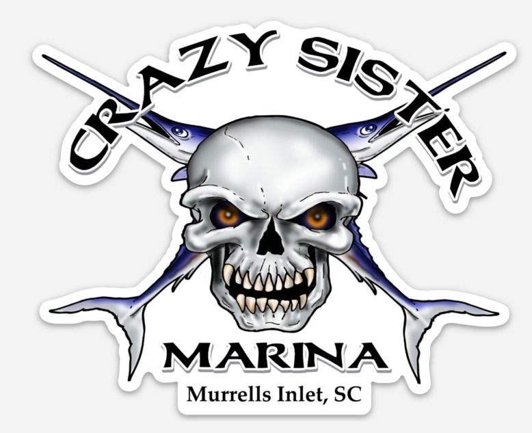 Crazy Sister Skull Magnet