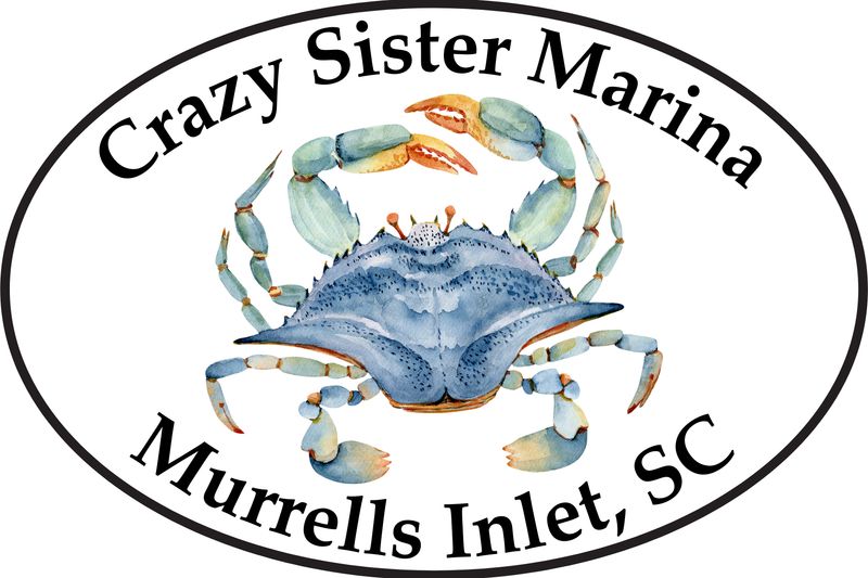 Blue Crab Watercolor Sticker