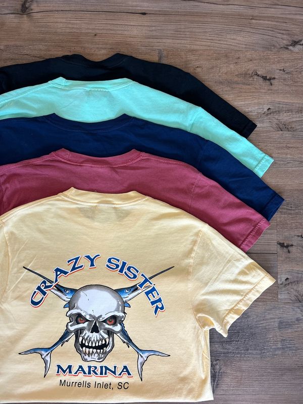 Crazy Sister Skull Logo Short Sleeve Tee
