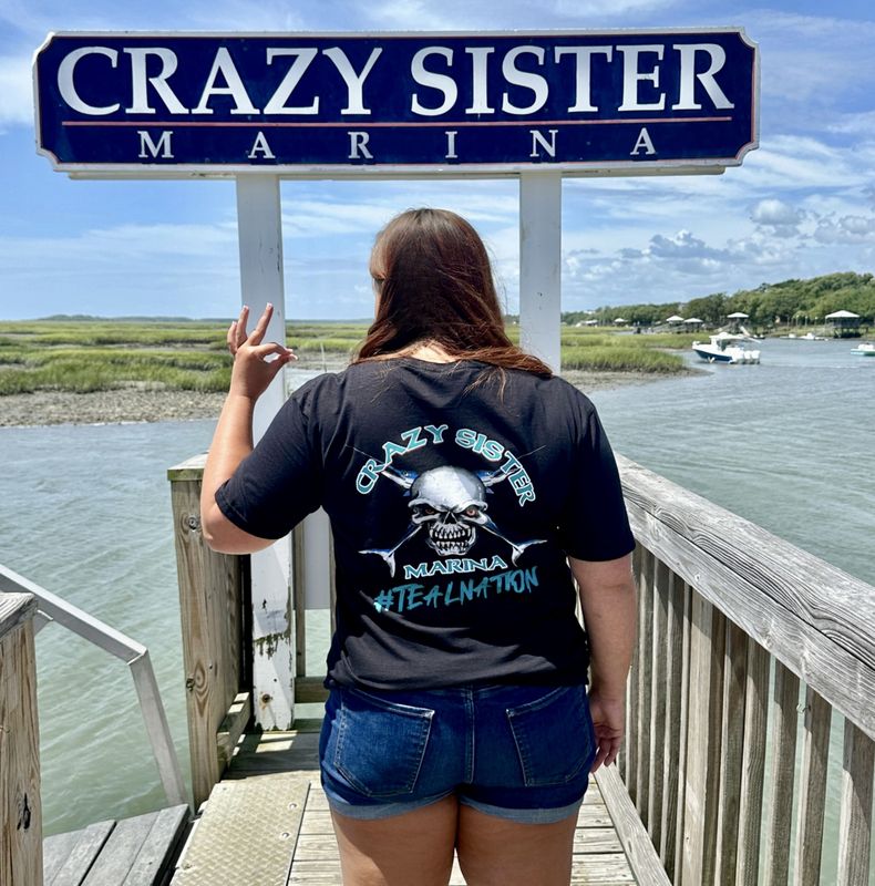 CCU Teal Nation Skull Short Sleeve Tee