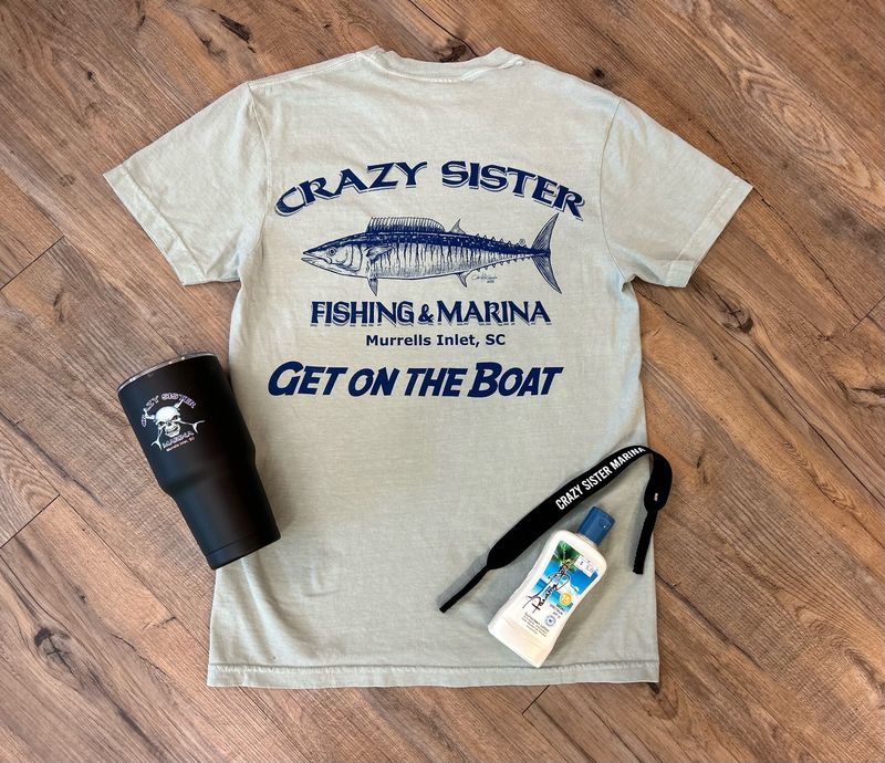 Get on the Boat Wahoo Short Sleeve Tee
