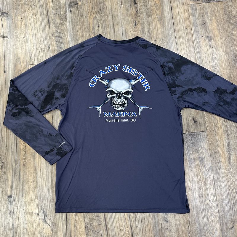 Tie Dye Moisture Wicking UPF 50+ Long Sleeve Tee