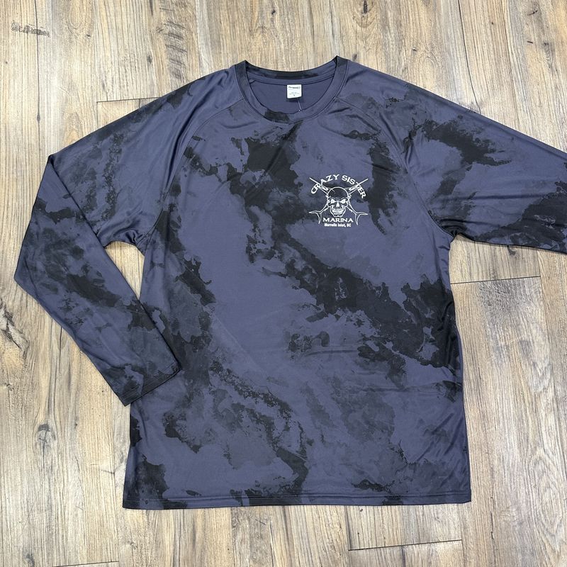 Tie Dye Moisture Wicking UPF 50+ Long Sleeve Tee
