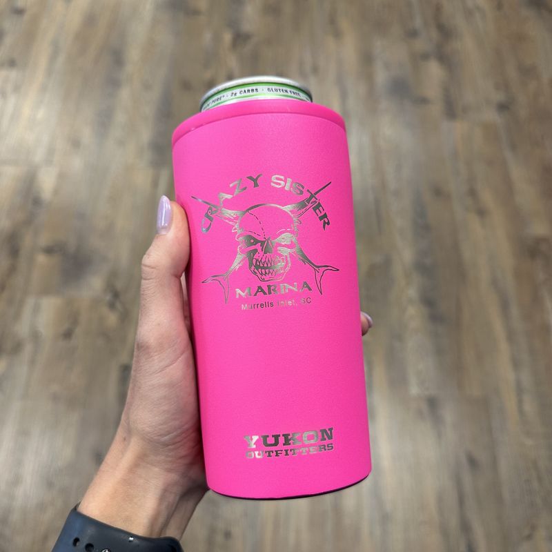 Crazy Sister Engraved 4 in 1 Tumbler &amp; Insulated Drink Koozie