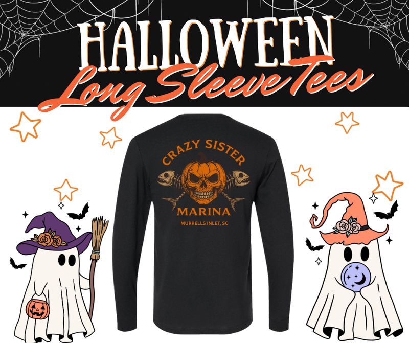 Youth Halloween Crazy Sister Long Sleeve Tee
