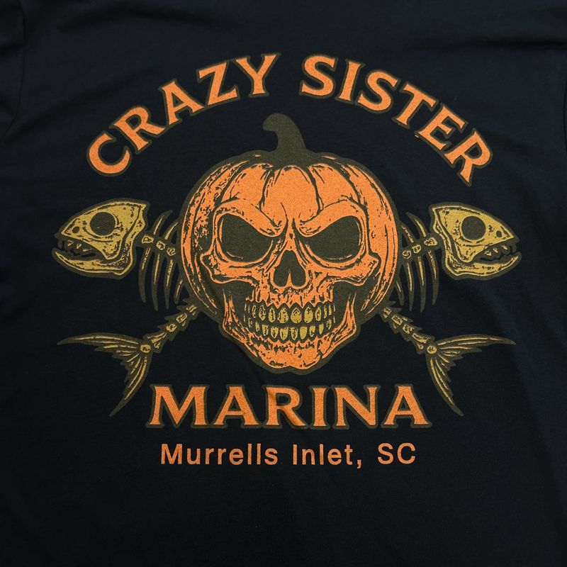 Youth Halloween Crazy Sister Long Sleeve Tee