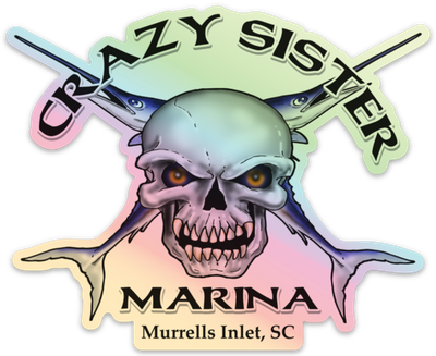Holographic Skull Sticker